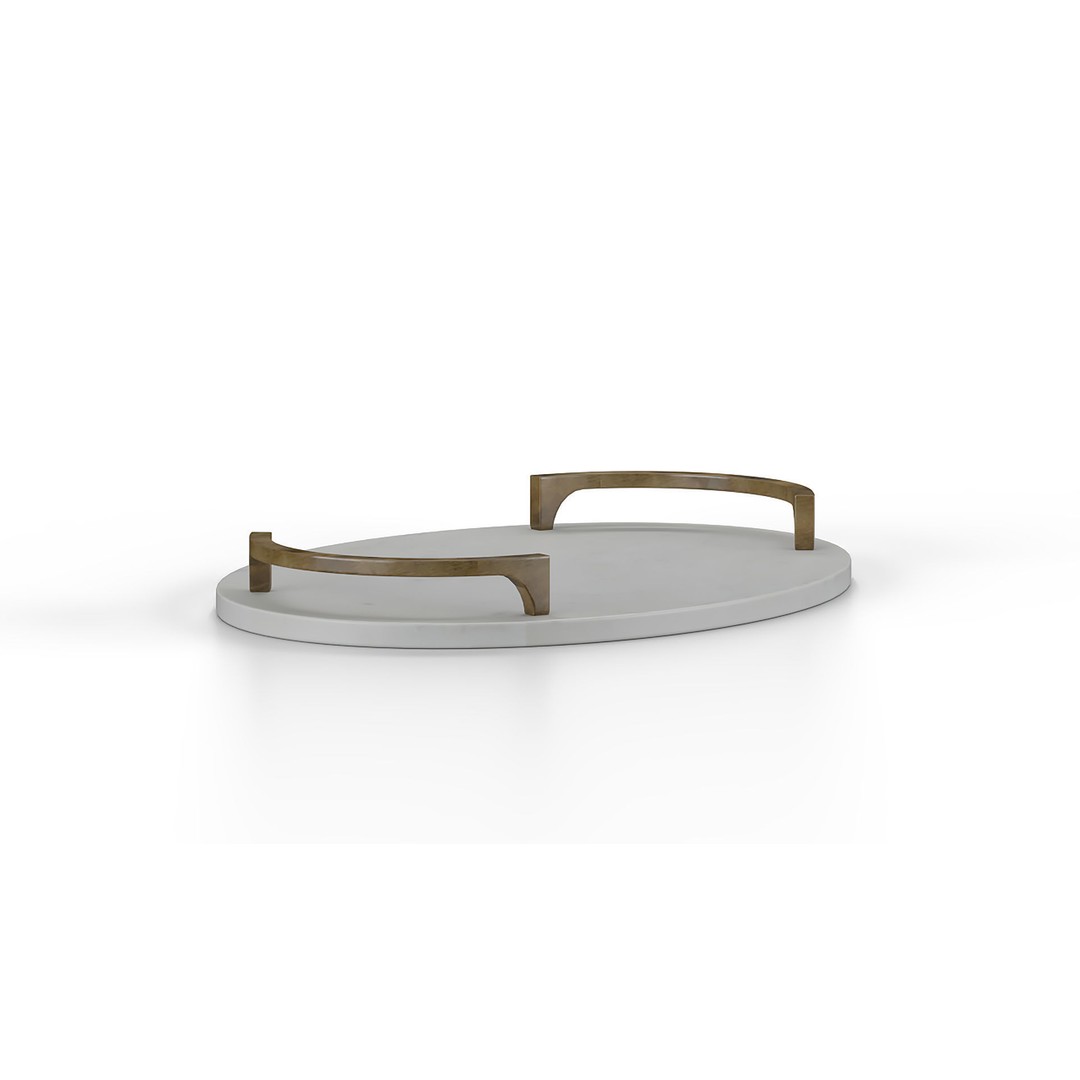 Collie Tray 3D Model – PBR Textured Kitchenware Asset, FBX - View 5