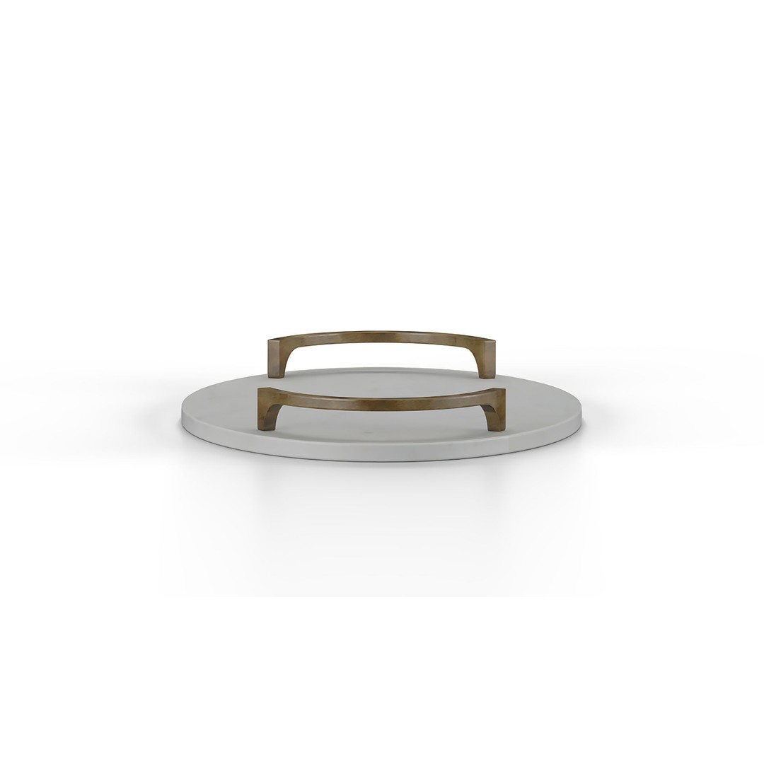 Collie Tray 3D Model – PBR Textured Kitchenware Asset, FBX - View 6