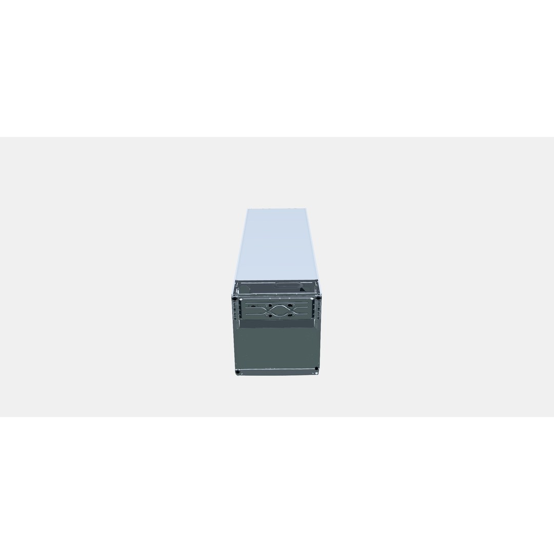 BOSCH KGN392WDF 3D Model – Low Poly Kitchen Appliance, FBX - View 8
