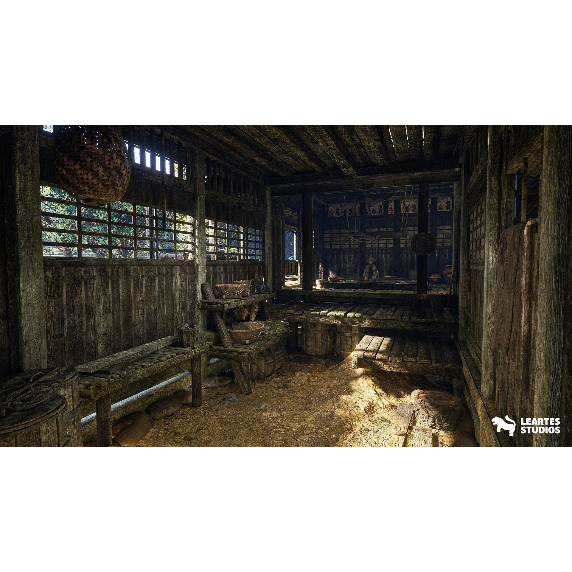 Feudal Japanese Village - Low-Poly Game-Ready 3D Model - View 16
