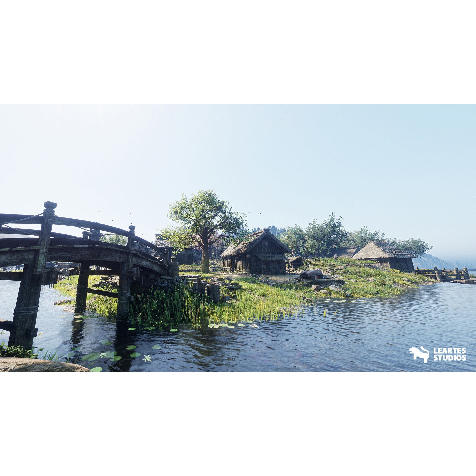 Feudal Japanese Village - Low-Poly Game-Ready 3D Model - View 19