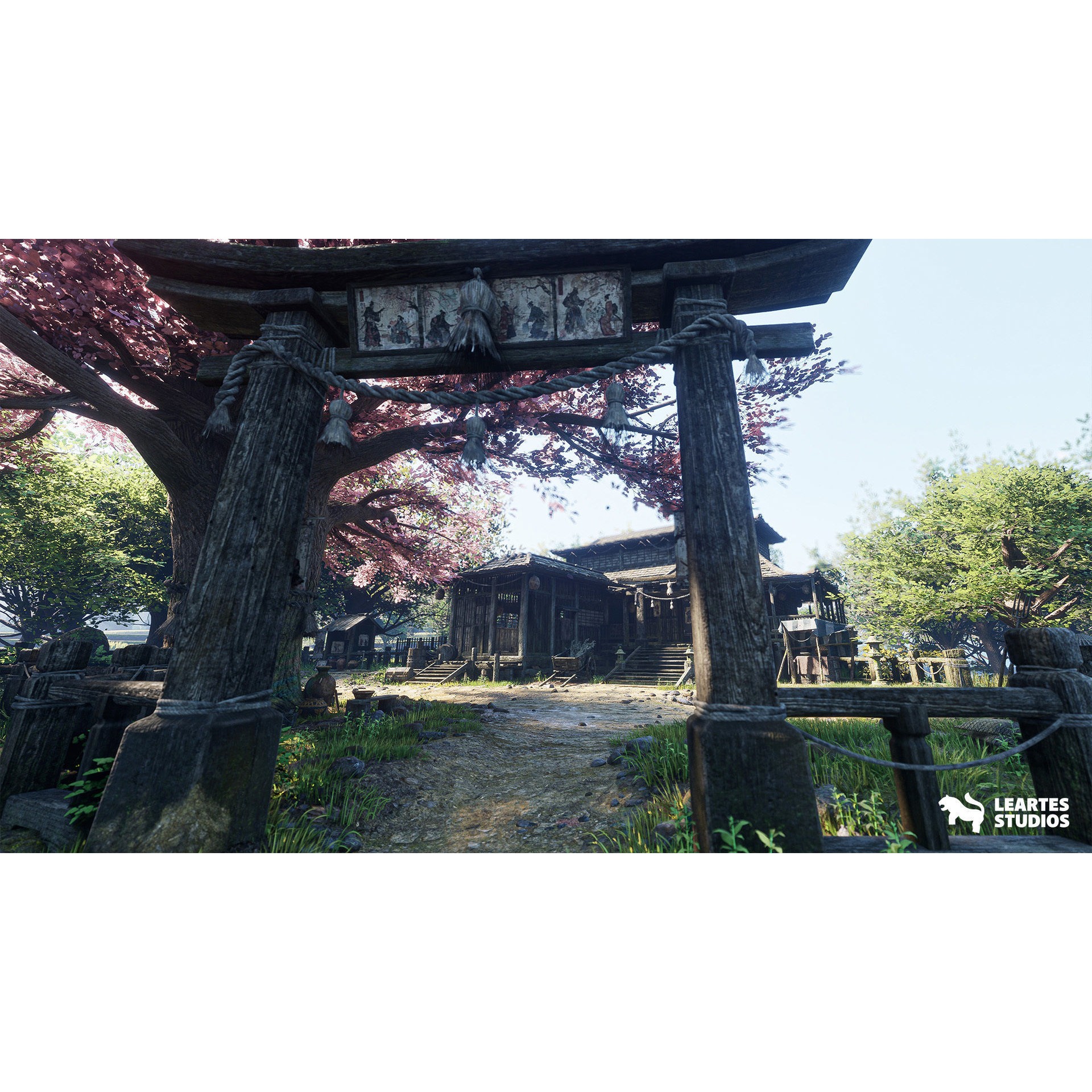Feudal Japanese Village - Low-Poly Game-Ready 3D Model - View 7