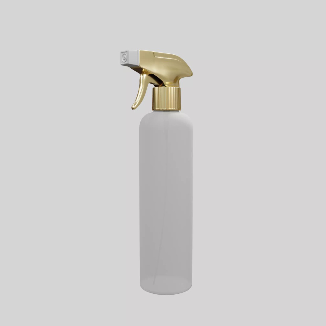 Water Spray 3D Model – Low Poly Household Tool, Blender, FBX, OBJ - View 2