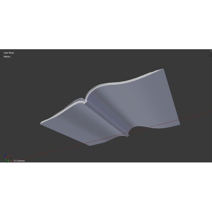 Open Magazine 3D Model – Low Poly Architectural Design Asset, FBX - View 15