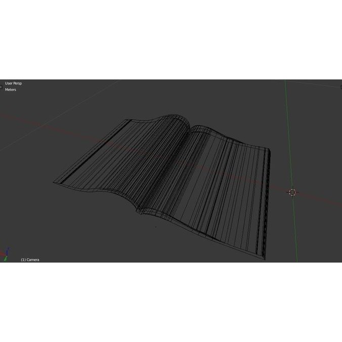 Open Magazine 3D Model – Low Poly Architectural Design Asset, FBX - View 23