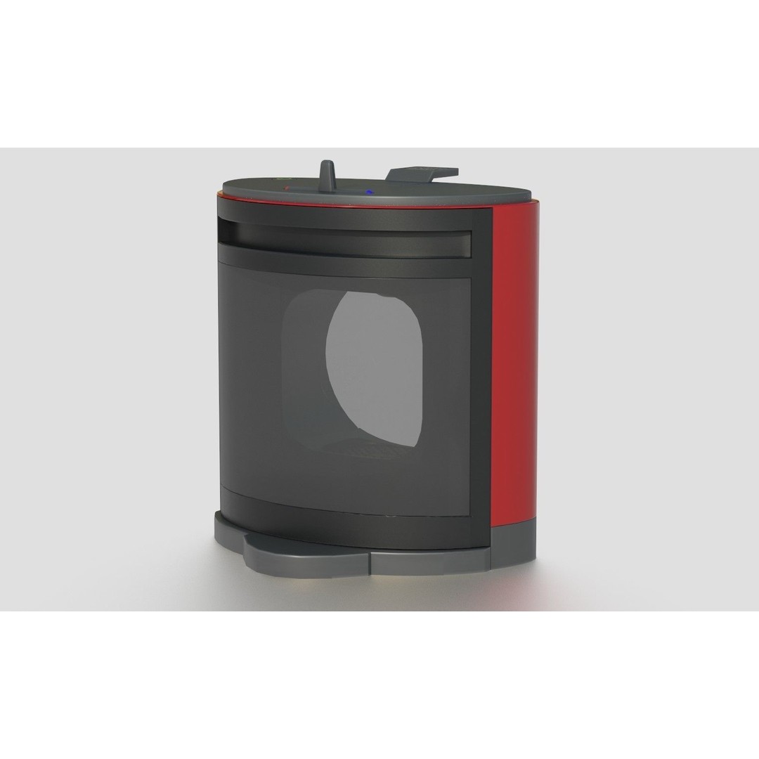 Coffee Maker 3D Model – Low Poly PBR Kitchen Appliance, FBX, OBJ - View 5