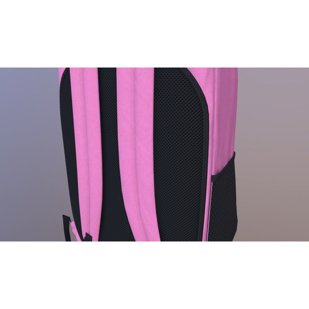 Kono Children Luggage Bag 3D Model – Game Ready PBR Asset, FBX, OBJ - View 12