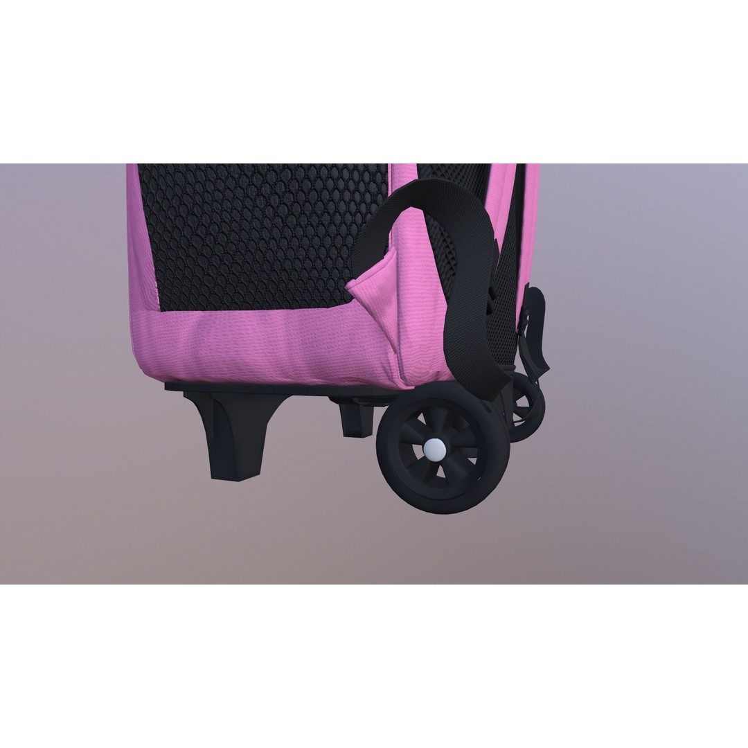 Kono Children Luggage Bag 3D Model – Game Ready PBR Asset, FBX, OBJ - View 15