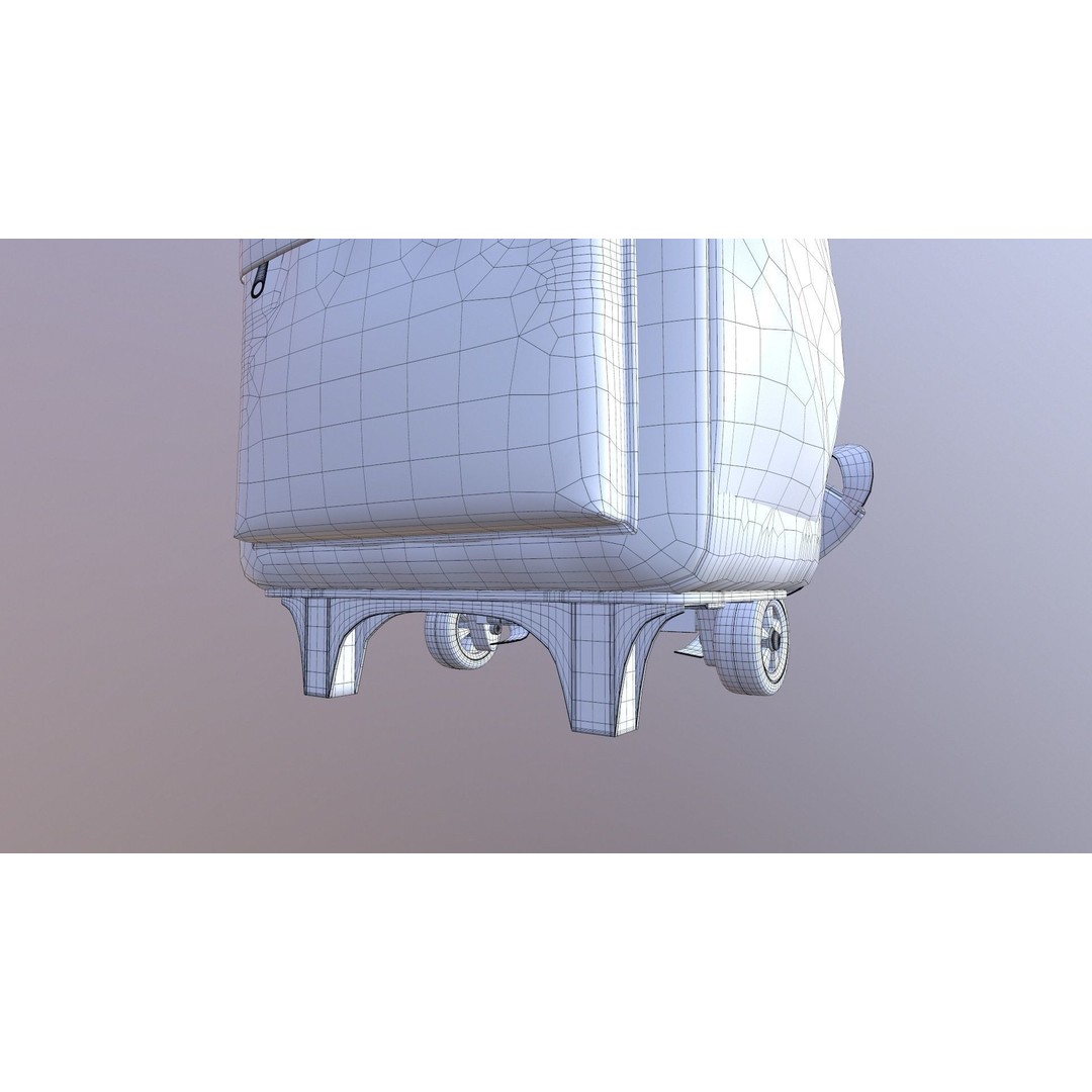 Kono Children Luggage Bag 3D Model – Game Ready PBR Asset, FBX, OBJ - View 29