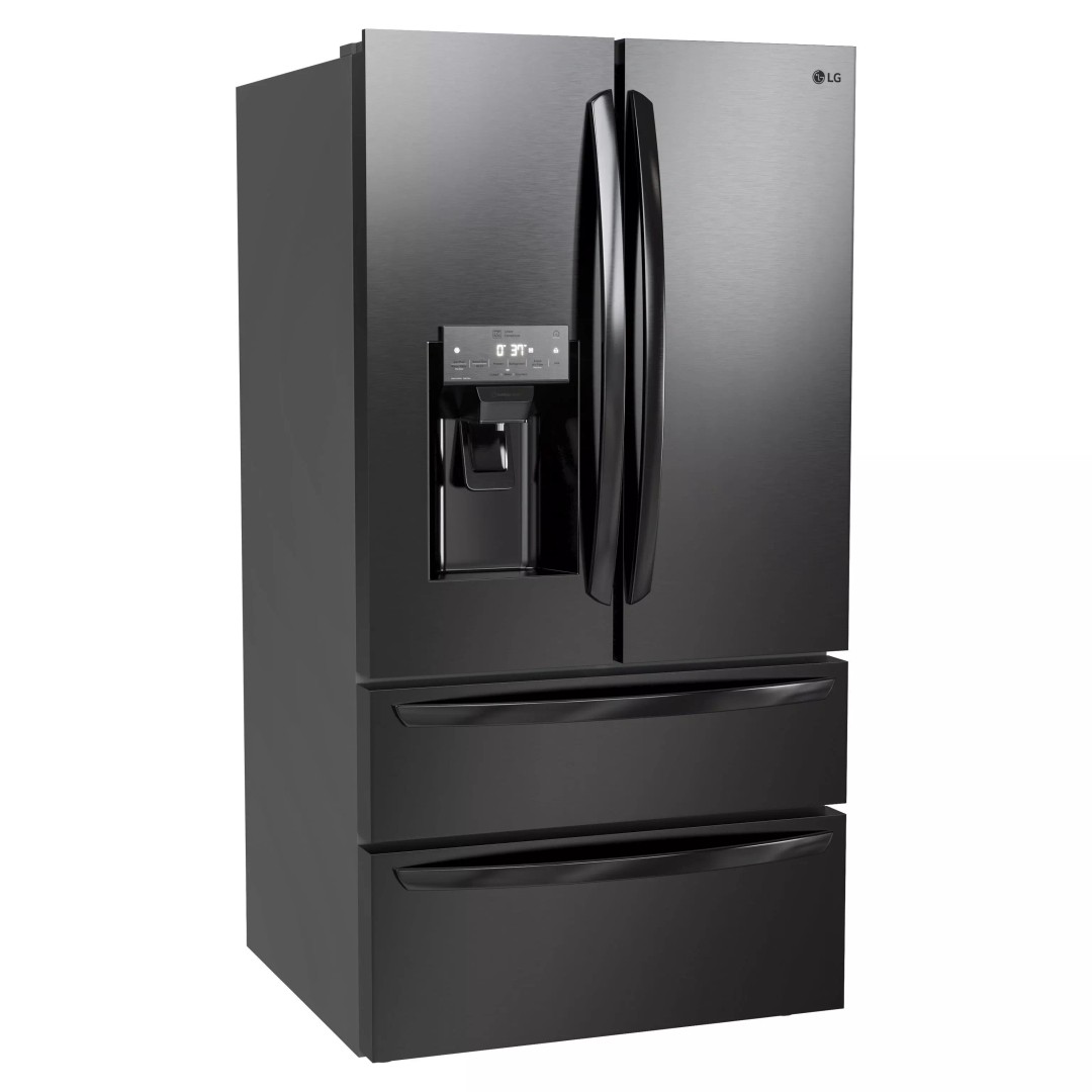 LG Refrigerator 3D Model – Modern 4-Door French Door, PBR Textures, FBX