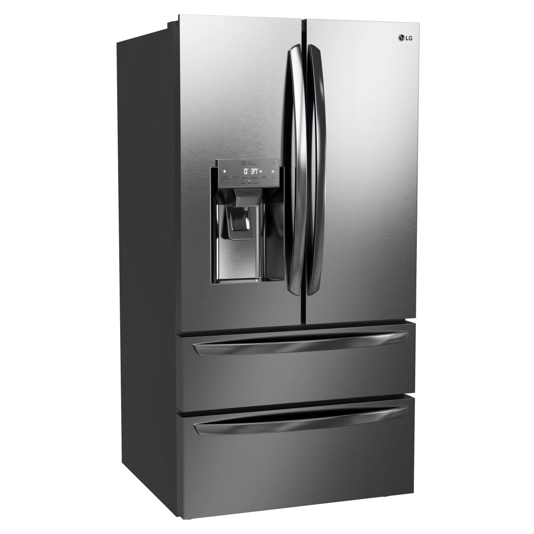 LG Refrigerator 3D Model – Modern 4-Door French Door, PBR Textures, FBX - View 6