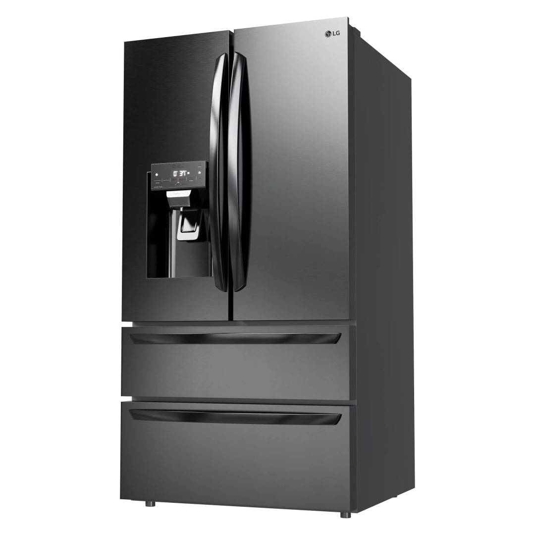 LG Refrigerator 3D Model – Modern 4-Door French Door, PBR Textures, FBX - View 8