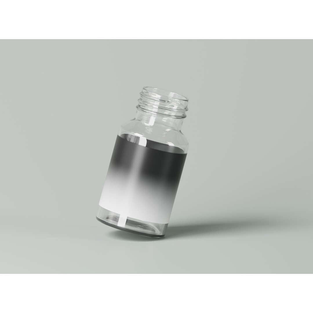 Liquid Cosmetic Product Bottle 3D Model – Low Poly PBR Asset, FBX, OBJ - View 9