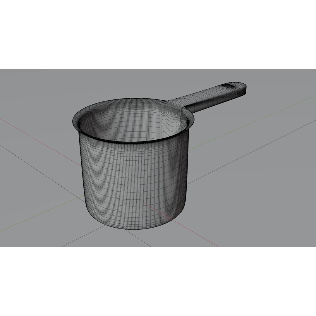 Scoop Plastic 3D Model – Modern Design for Interior Use, FBX & OBJ - View 16