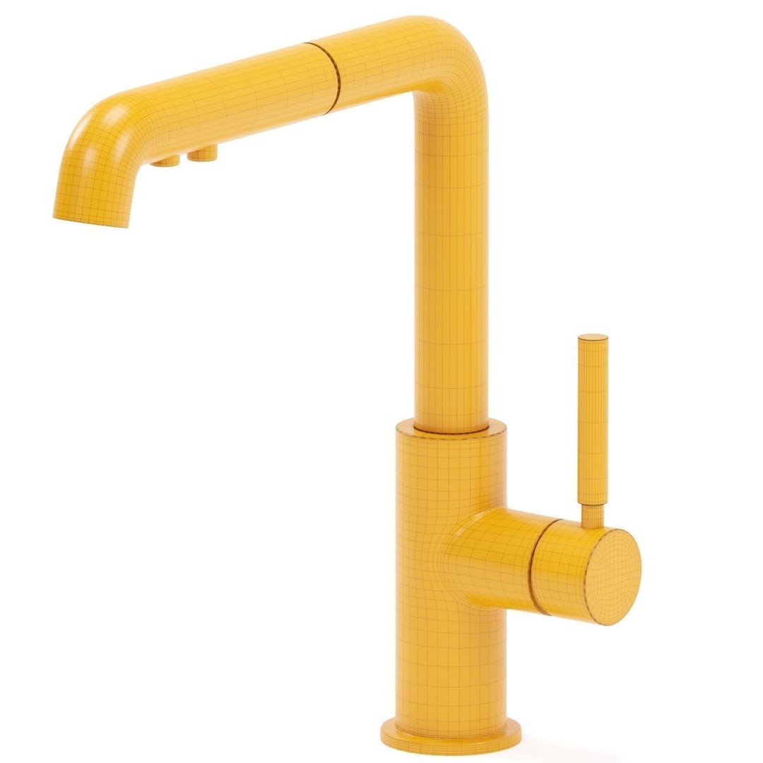 Brizo Kitchen Faucet 3D Model – Classic & Modern Styles, FBX, OBJ - View 11