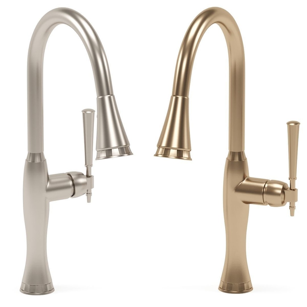 Brizo Kitchen Faucet 3D Model – Classic & Modern Styles, FBX, OBJ - View 5