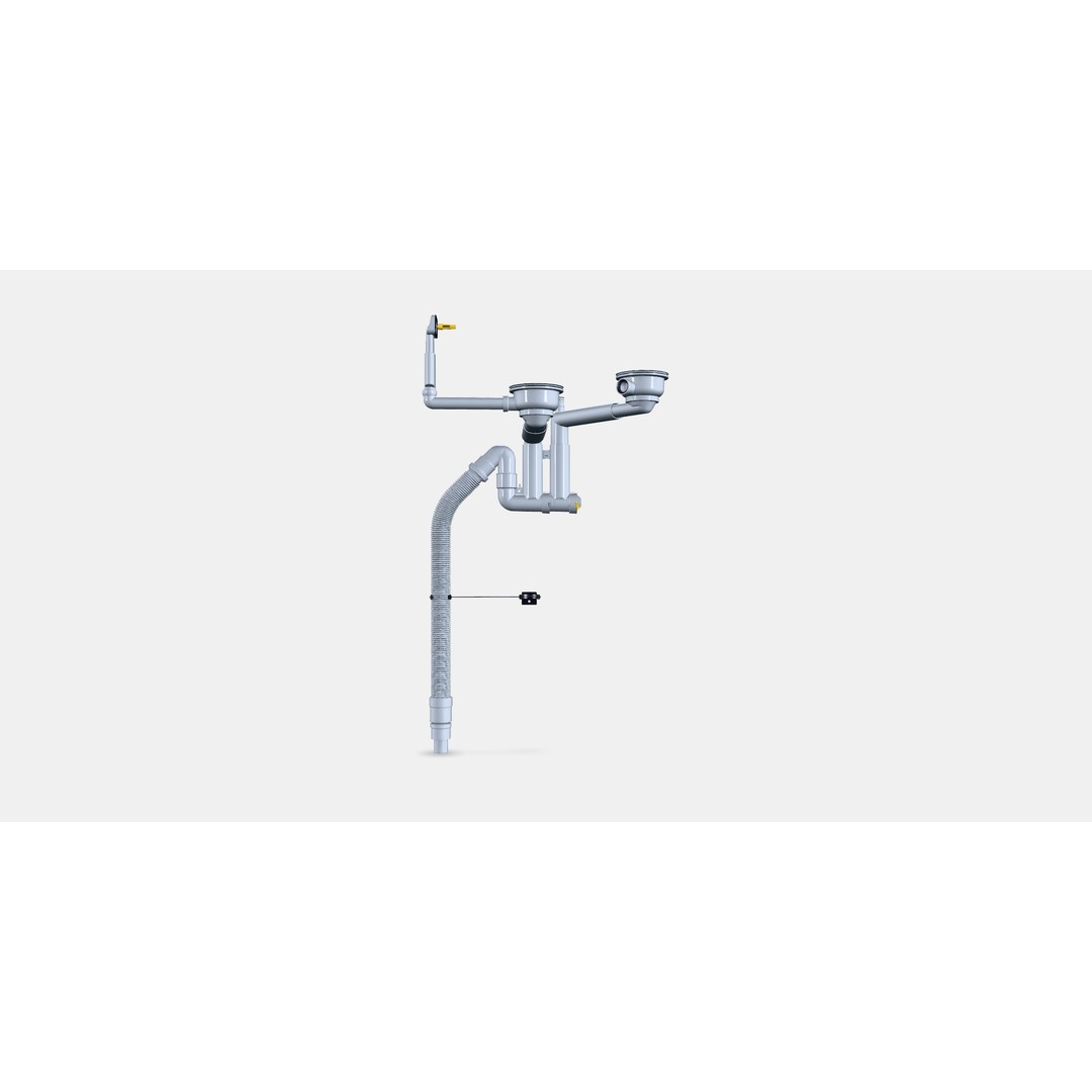 LILLVIKEN Water Trap-Strainer 3D Model – Low Poly Kitchen Fixture, FBX - View 15
