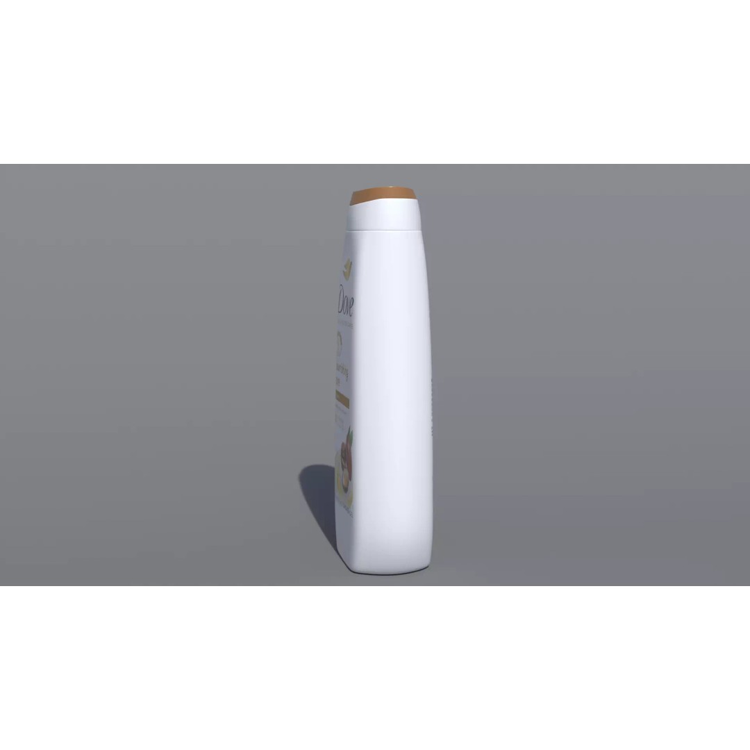 Dove Shower Gel 3D Model – PBR Textured, Game-Ready Formats - View 9