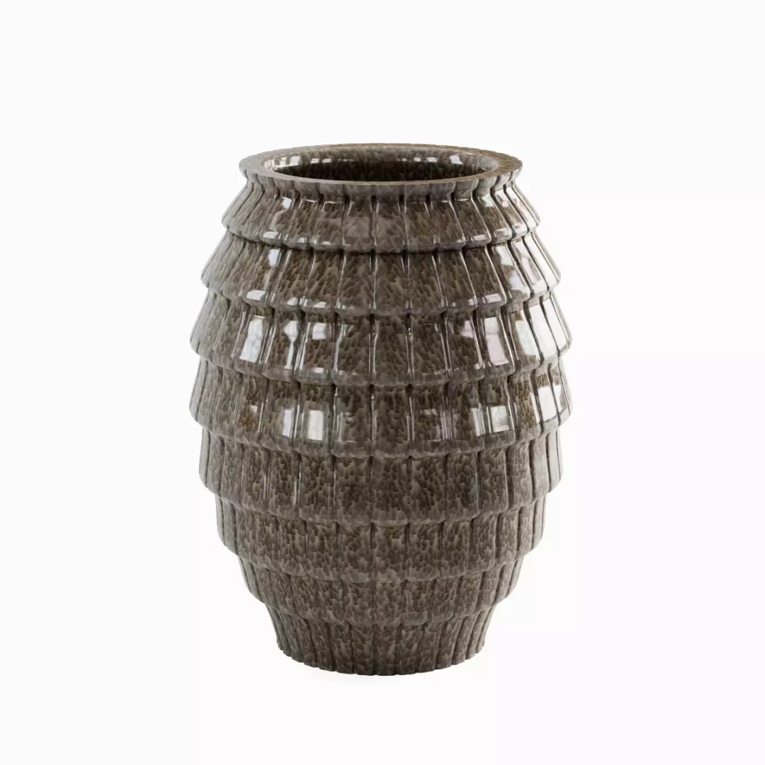 Porcelain Vase 3D Model – Mid Poly Game Asset, PBR Textures, Blender - View 5
