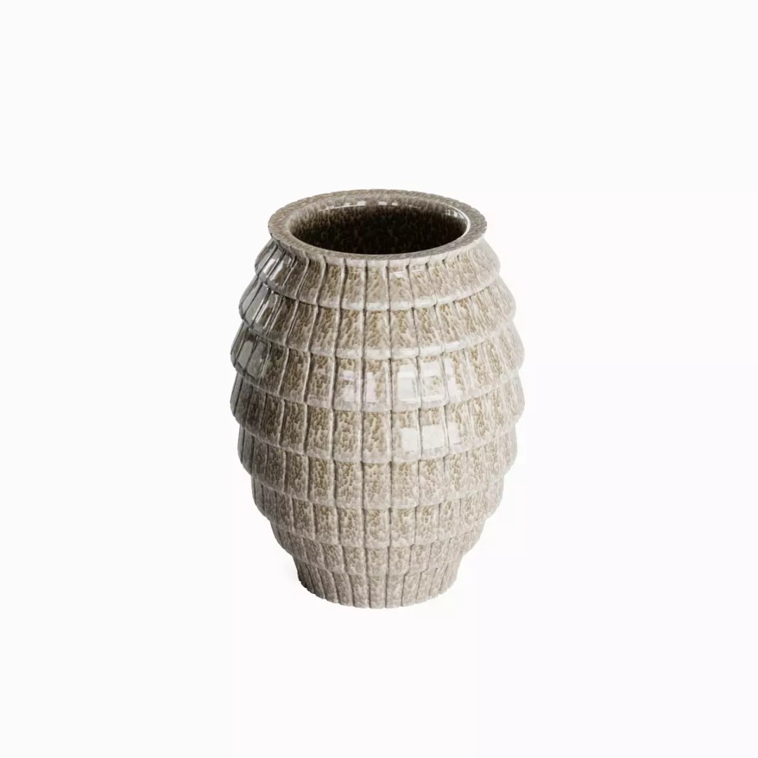 Porcelain Vase 3D Model – Mid Poly Game Asset, PBR Textures, Blender - View 6
