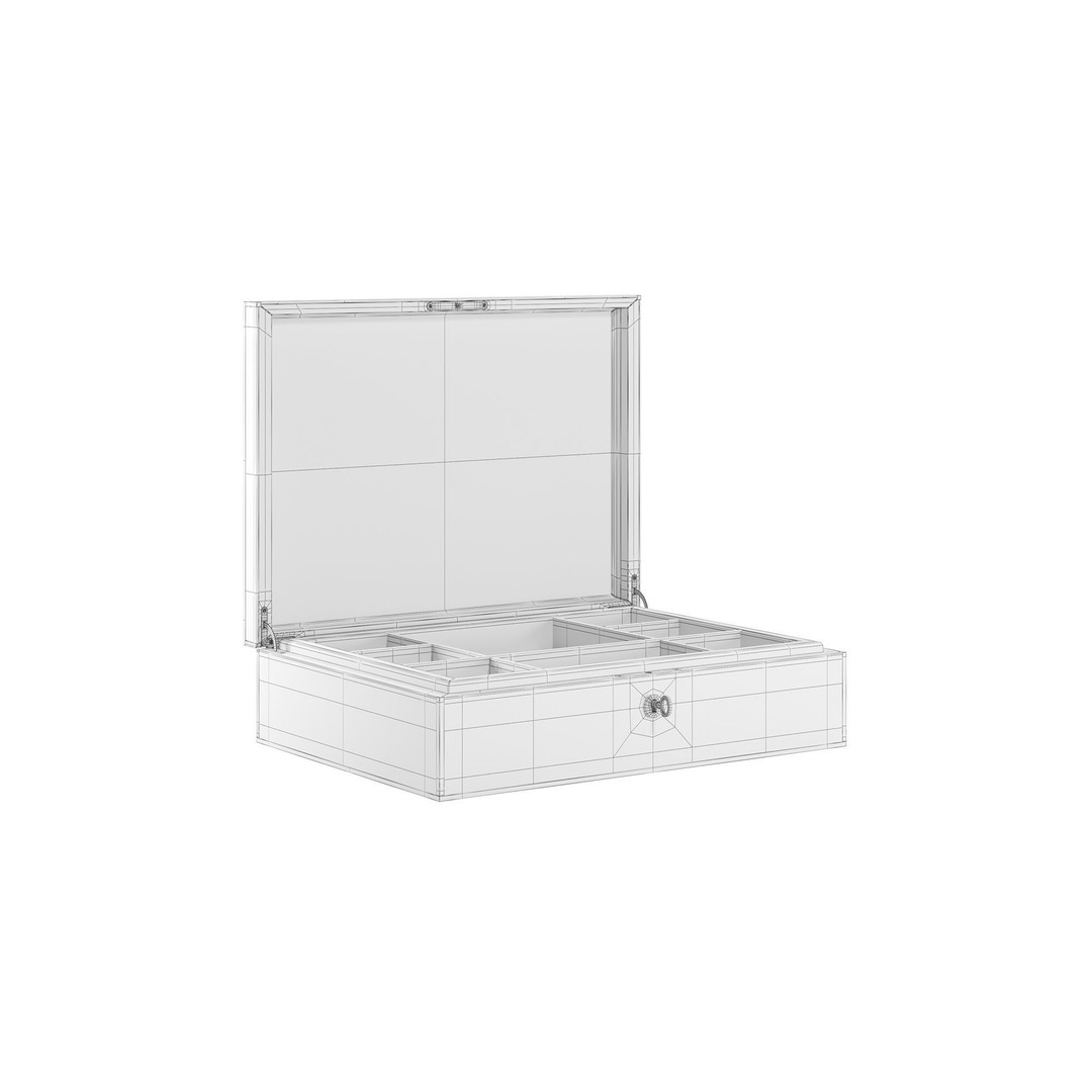 Decorative Luxury Jewelry Boxes 3D Model – Low Poly Archviz Asset, FBX - View 8