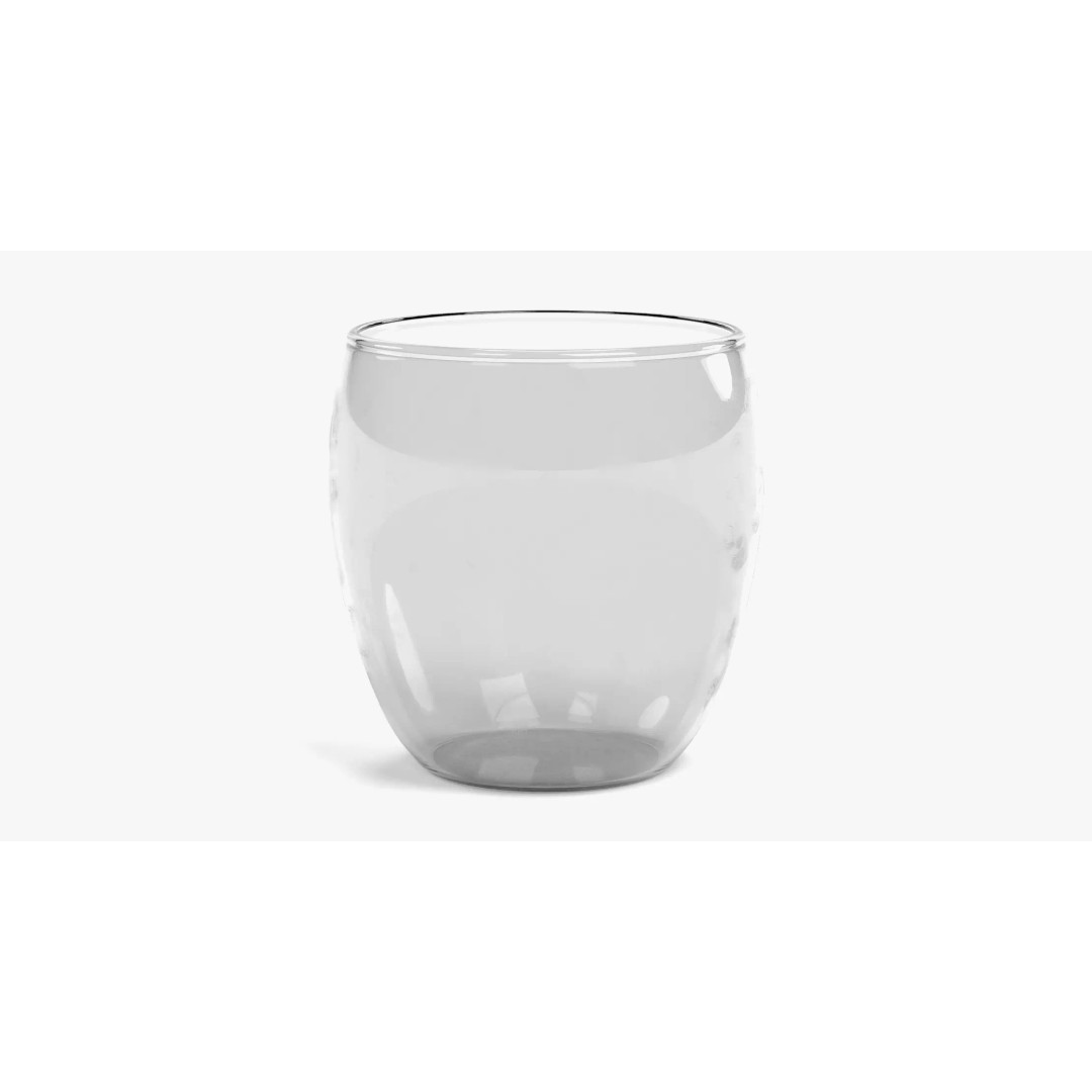 Transparent Glass Vase 3D Model – Decorative Bowl for Interior Use