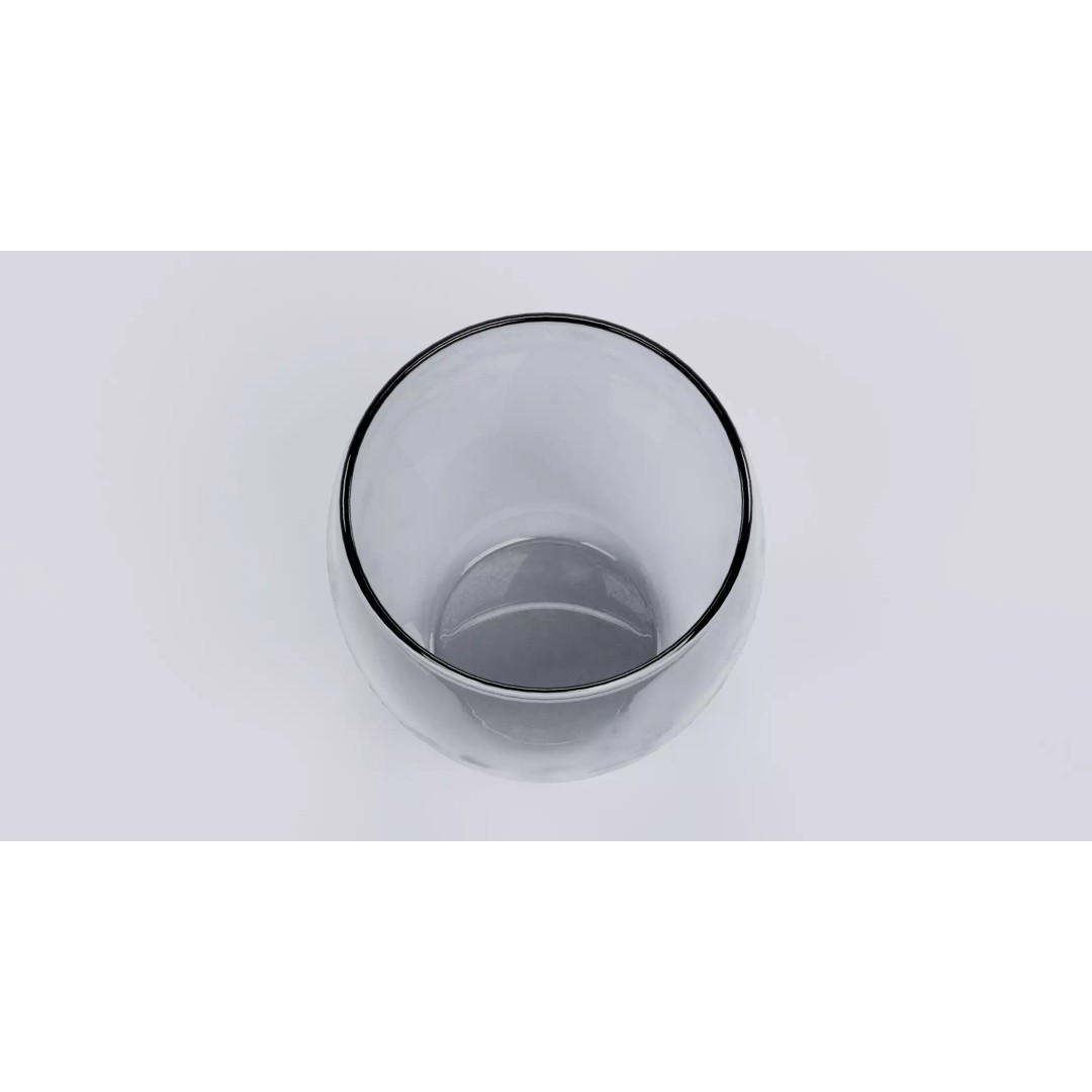 Transparent Glass Vase 3D Model – Decorative Bowl for Interior Use - View 5