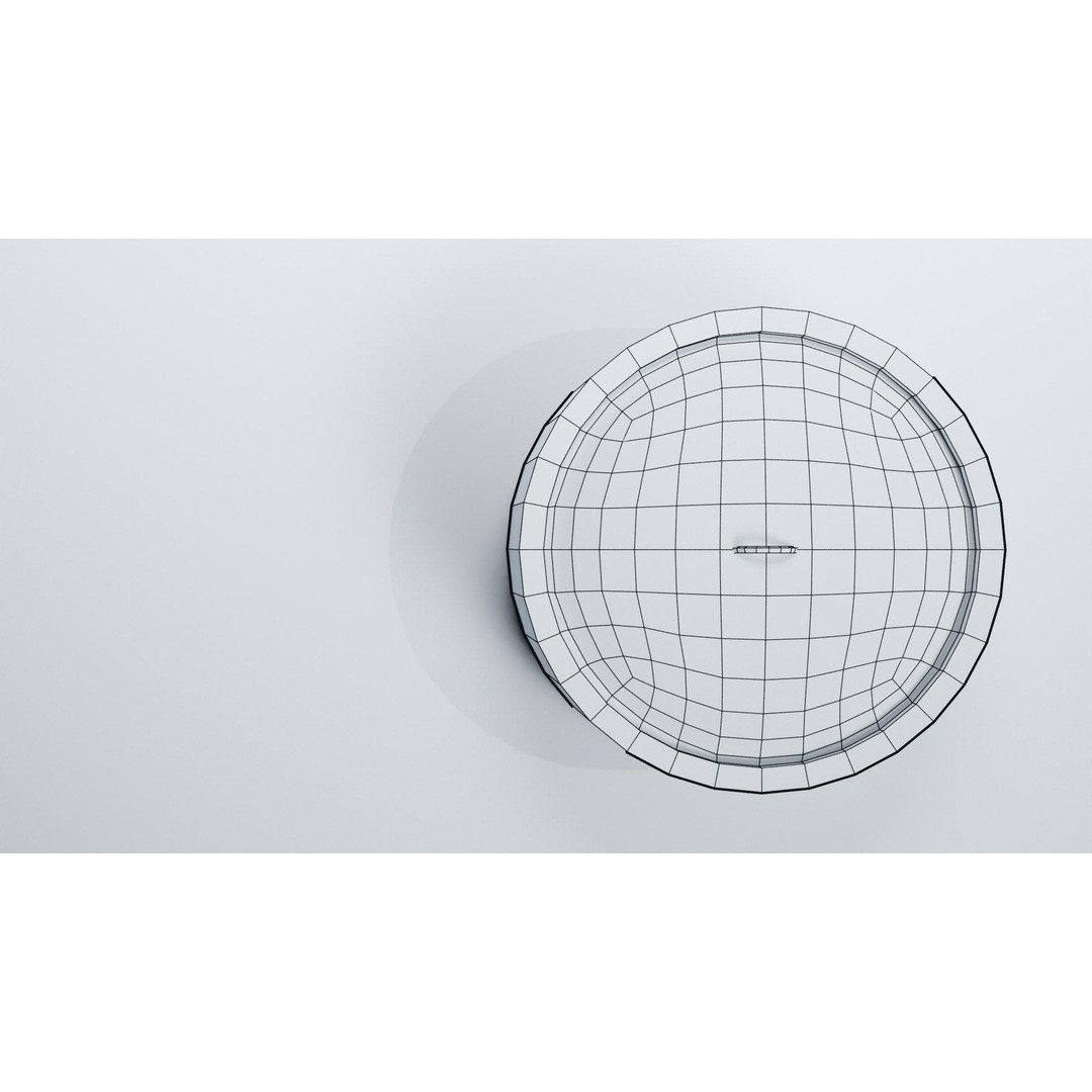 Bamboo Steamer 3D Model – Low Poly Kitchenware for Dim Sum - View 7