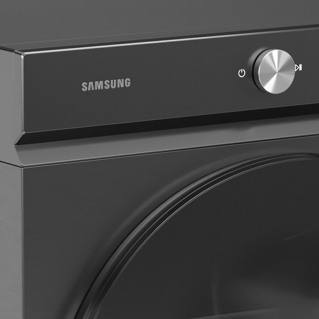 SAMSUNG Dryer Machine 3D Model – High Poly PBR Asset, FBX, OBJ - View 4