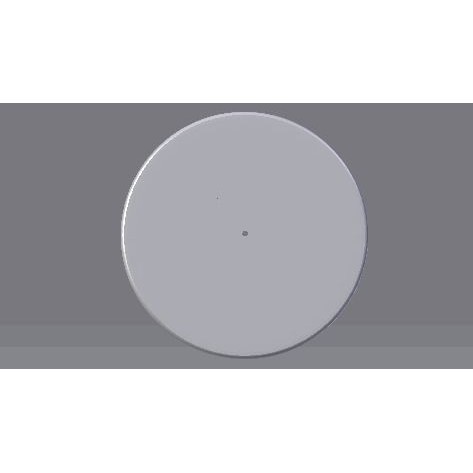Modern Wall Clock 3D Model – Low Poly Minimalist Design, FBX, OBJ - View 14