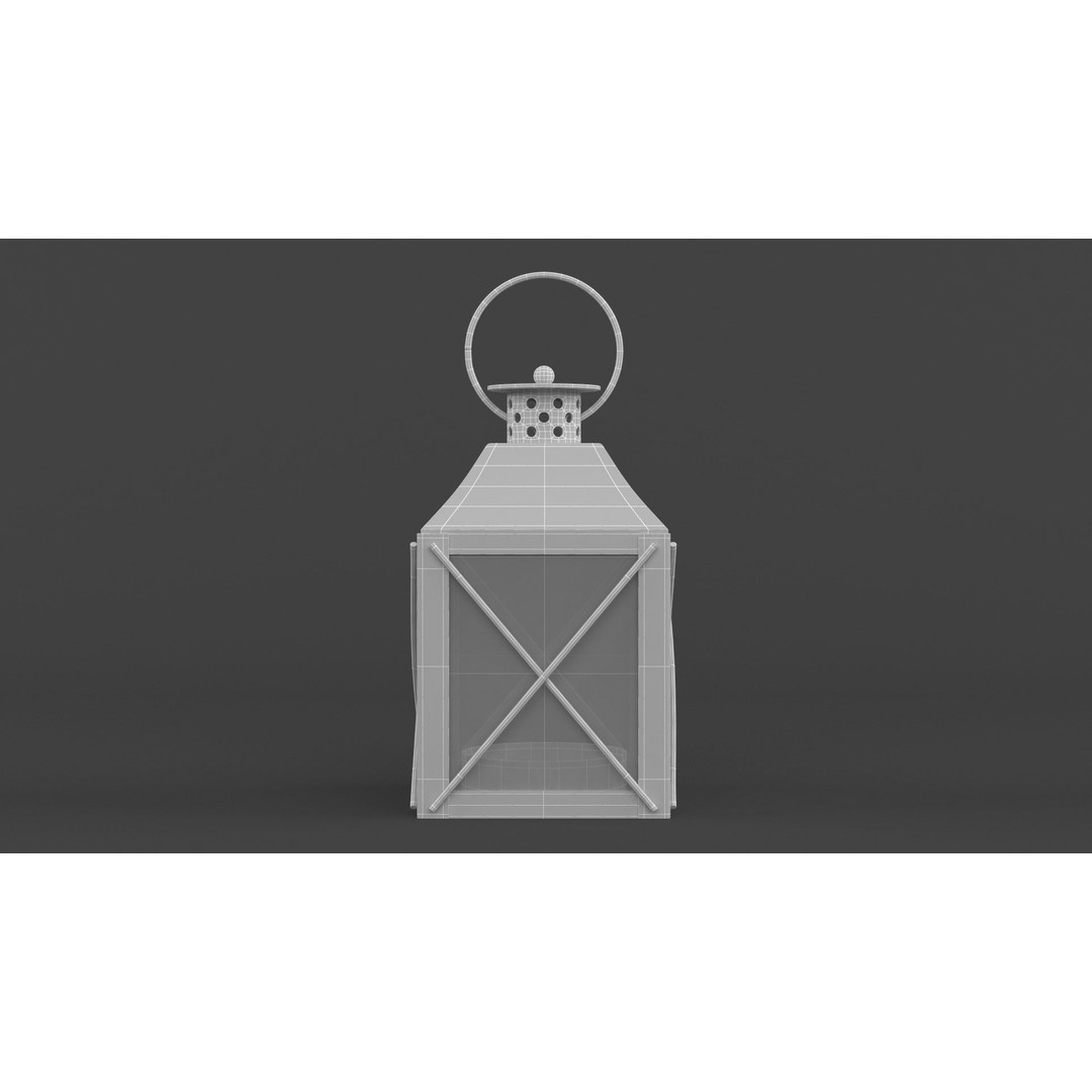 Candle Holder 3D Model – Realistic Decoration Asset, FBX/OBJ - View 10