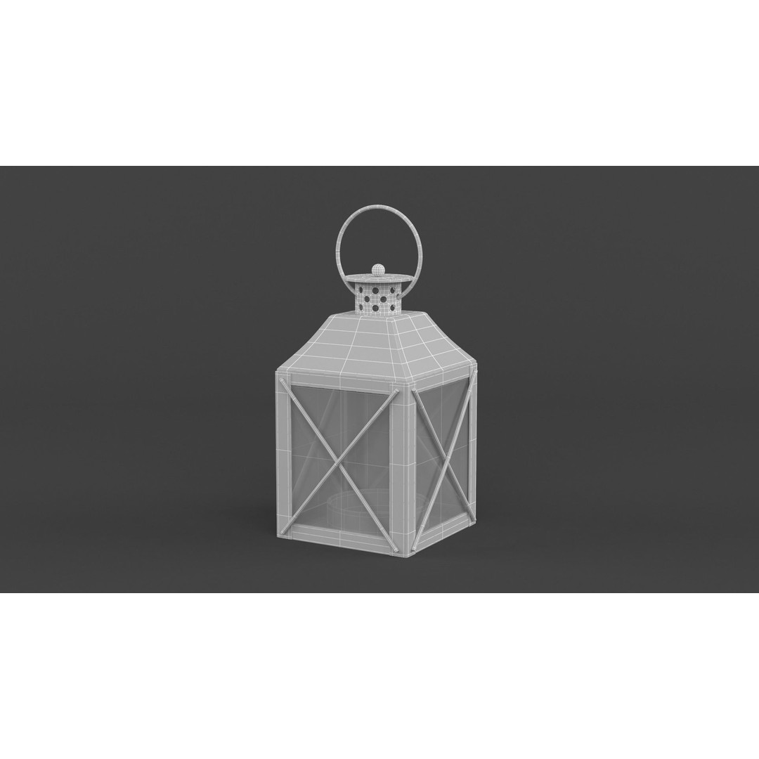 Candle Holder 3D Model – Realistic Decoration Asset, FBX/OBJ - View 11