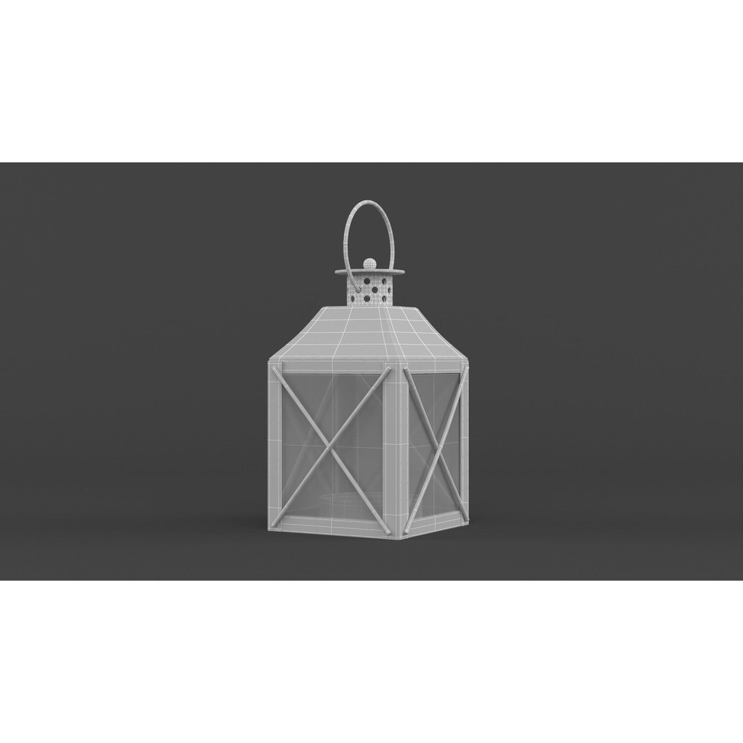 Candle Holder 3D Model – Realistic Decoration Asset, FBX/OBJ - View 12