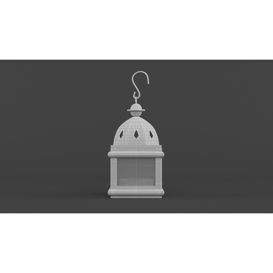 Candle Holder 3D Model – Realistic Decoration Asset, FBX/OBJ - View 13