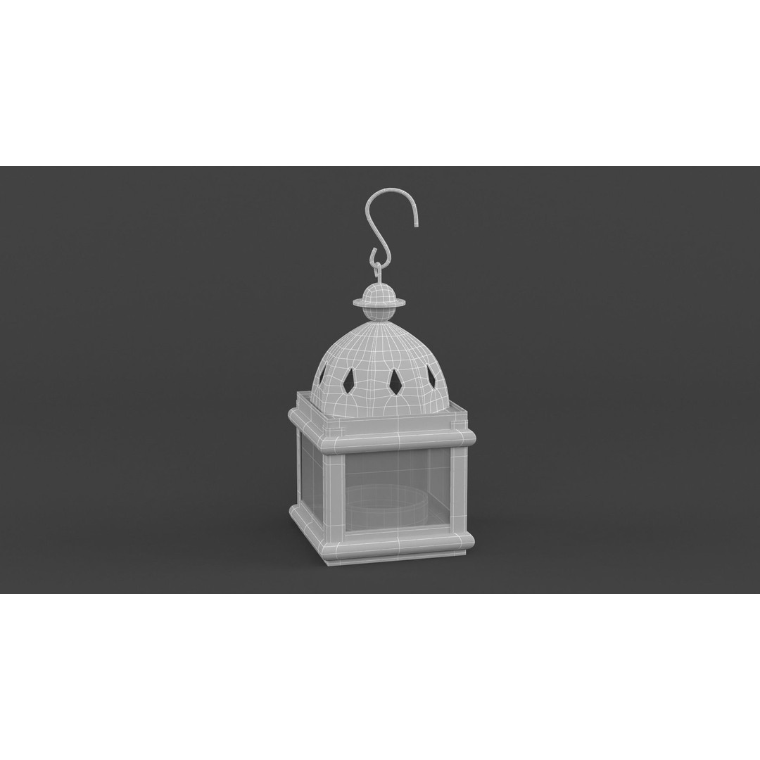 Candle Holder 3D Model – Realistic Decoration Asset, FBX/OBJ - View 14