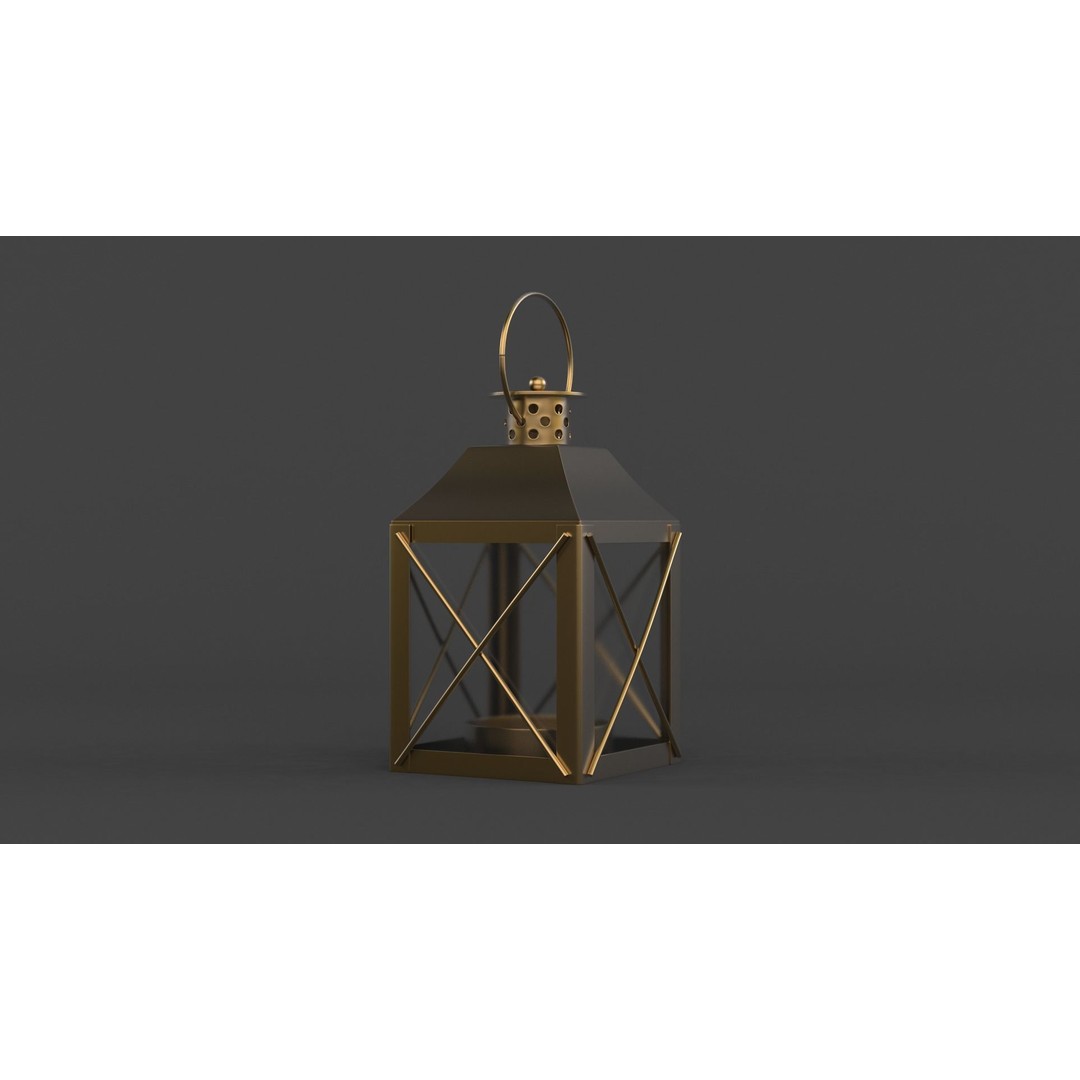 Candle Holder 3D Model – Realistic Decoration Asset, FBX/OBJ - View 5