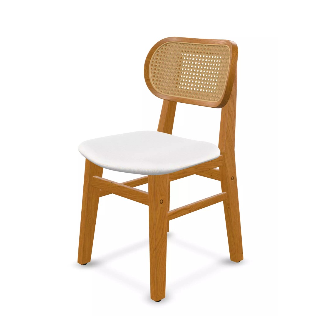 Low-Poly Kitchen Chairs 3D Model – PBR Textures, FBX Format - View 2
