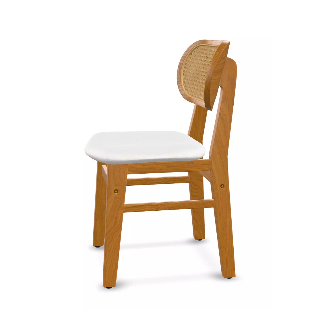 Low-Poly Kitchen Chairs 3D Model – PBR Textures, FBX Format - View 3