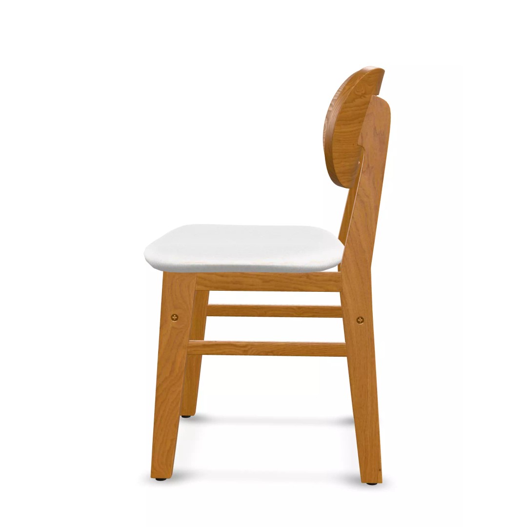 Low-Poly Kitchen Chairs 3D Model – PBR Textures, FBX Format - View 4