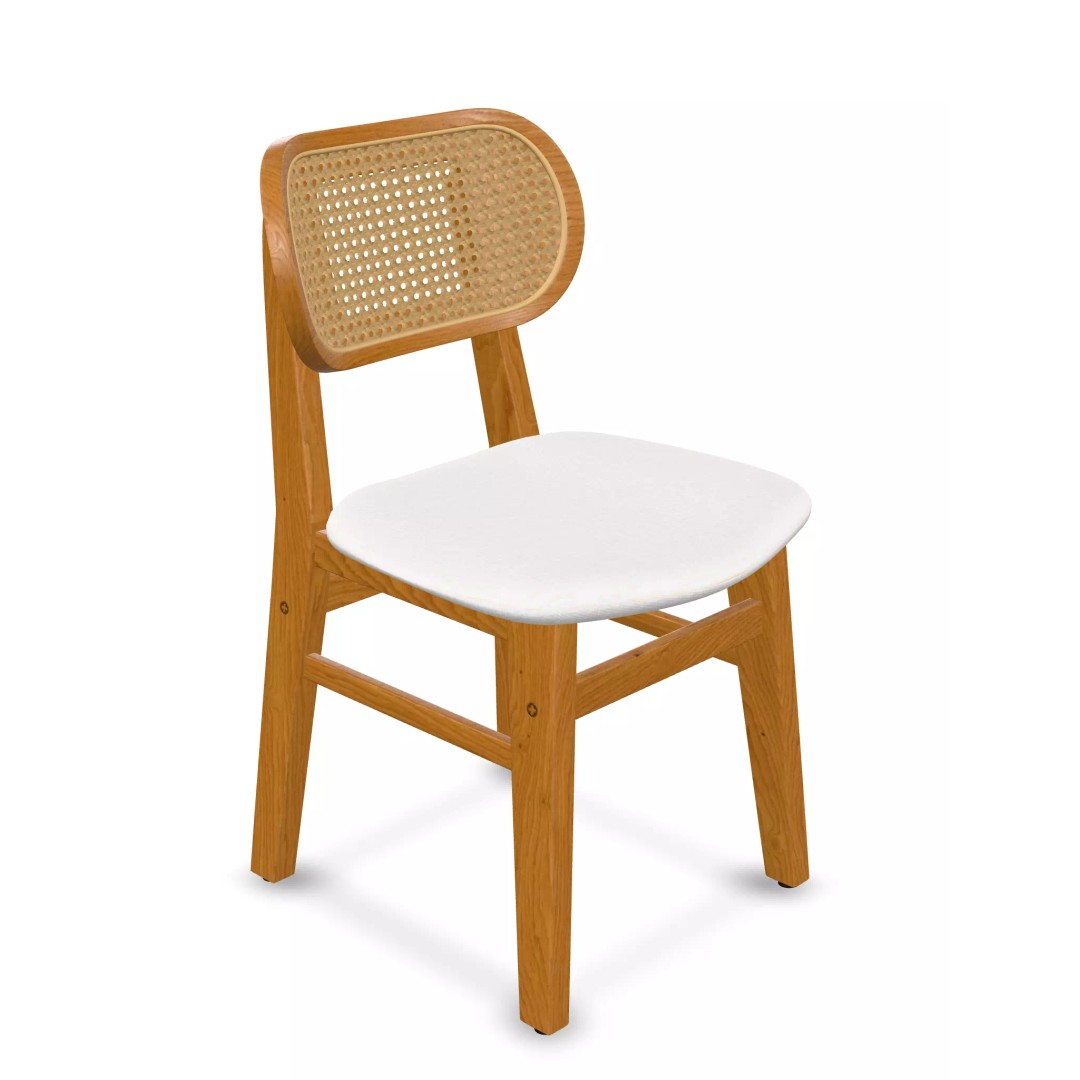Low-Poly Kitchen Chairs 3D Model – PBR Textures, FBX Format - View 9