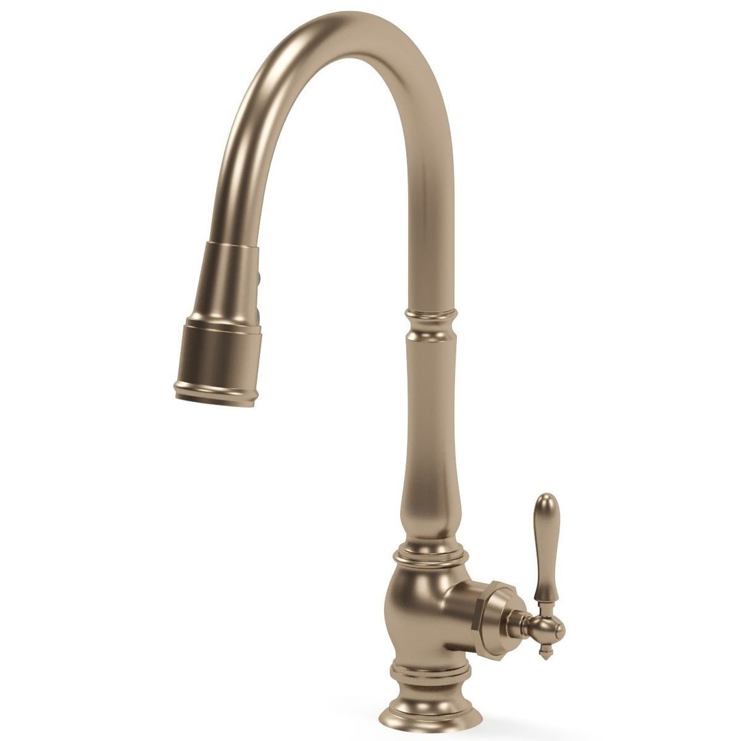 Kohler Kitchen Faucet 3D Model – Classic Style, PBR Textures, FBX - View 11