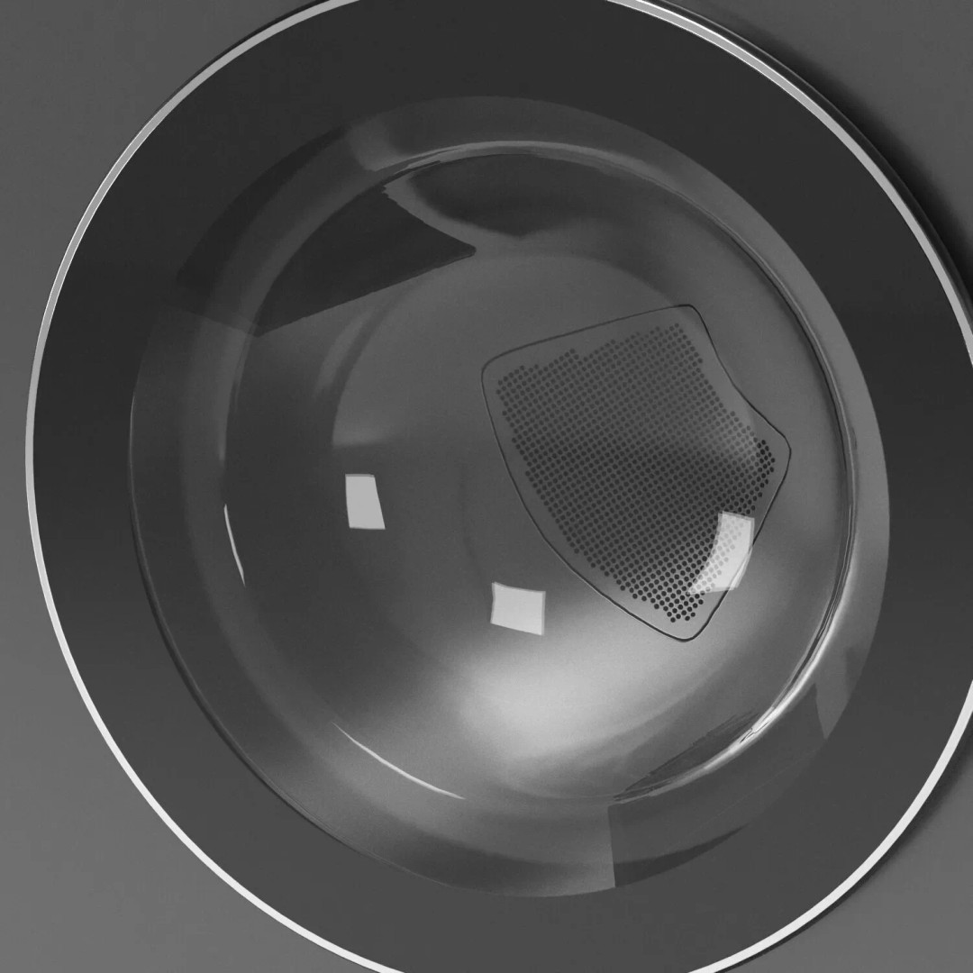 LG Dryer 3D Model – High Poly Appliance for Archviz, OBJ, FBX - View 6