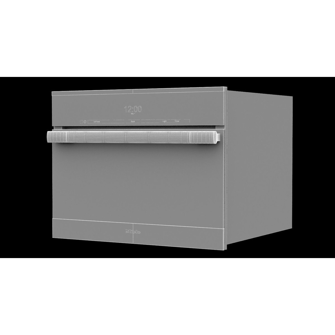 Miele Steam Oven 3D Model – Realistic Kitchen Appliance, FBX