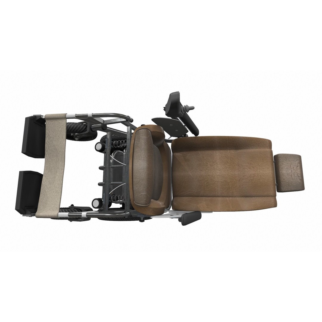 Electric Wheelchair 3D Model – High Poly PBR Asset, FBX, OBJ - View 7