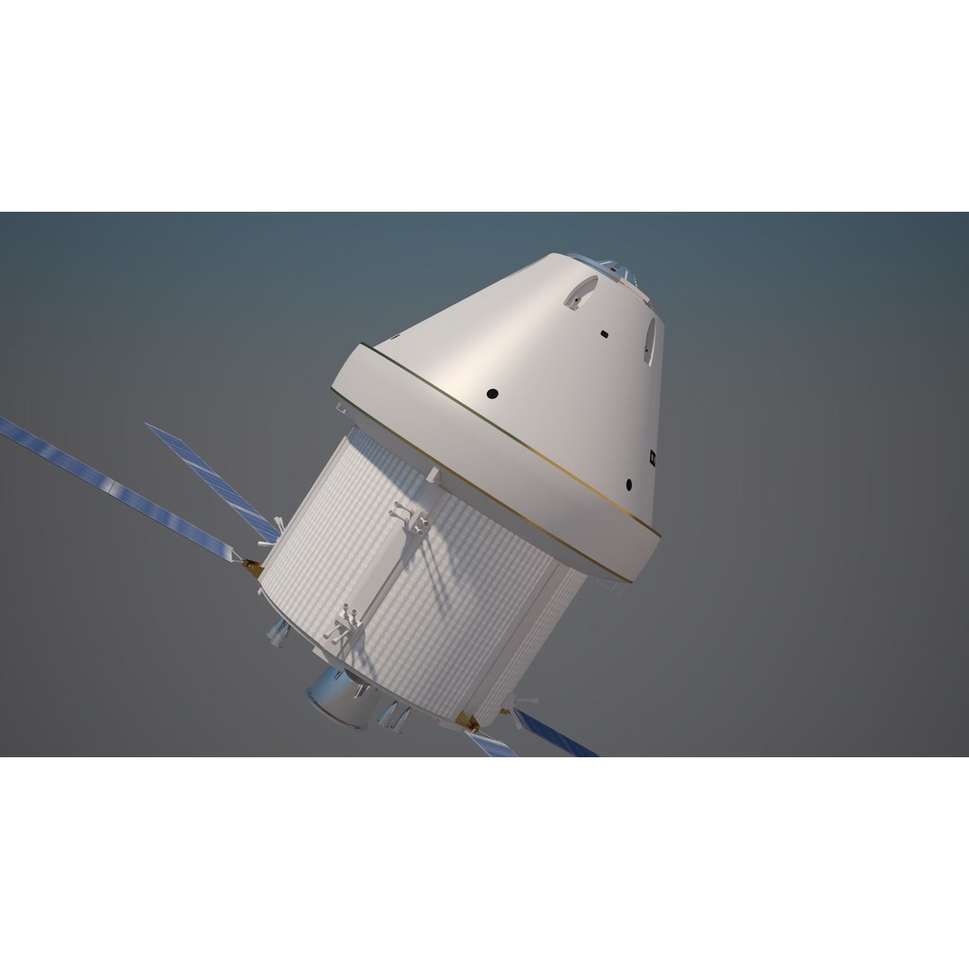 NASA Orion Spacecraft 3D Model – PBR Textured, Game-Ready Formats - View 19