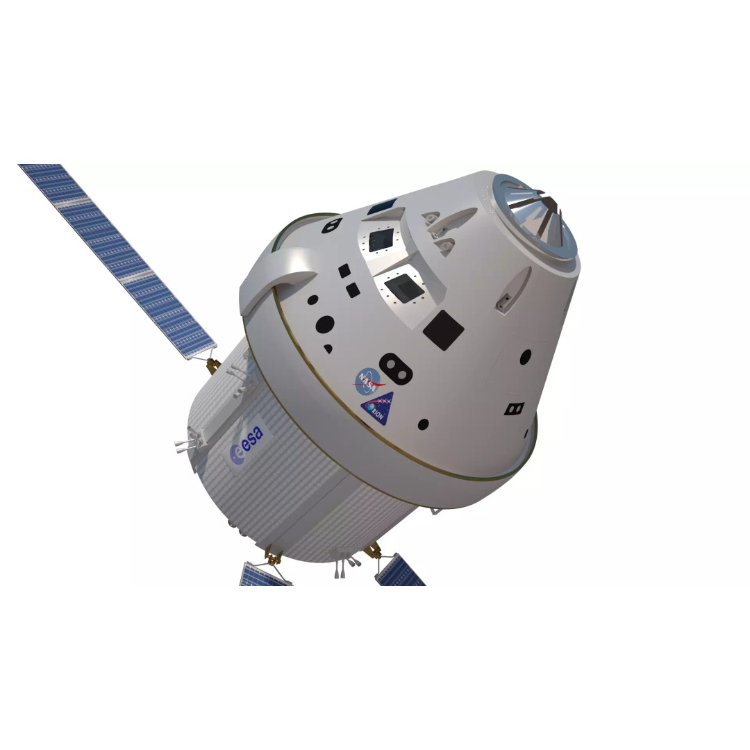 NASA Orion Spacecraft 3D Model – PBR Textured, Game-Ready Formats - View 2