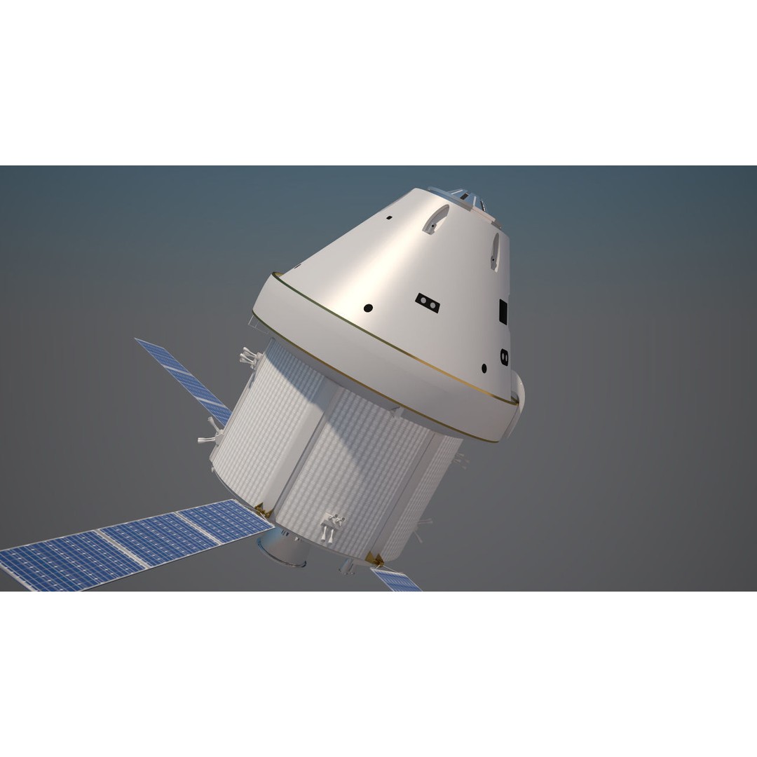NASA Orion Spacecraft 3D Model – PBR Textured, Game-Ready Formats - View 20