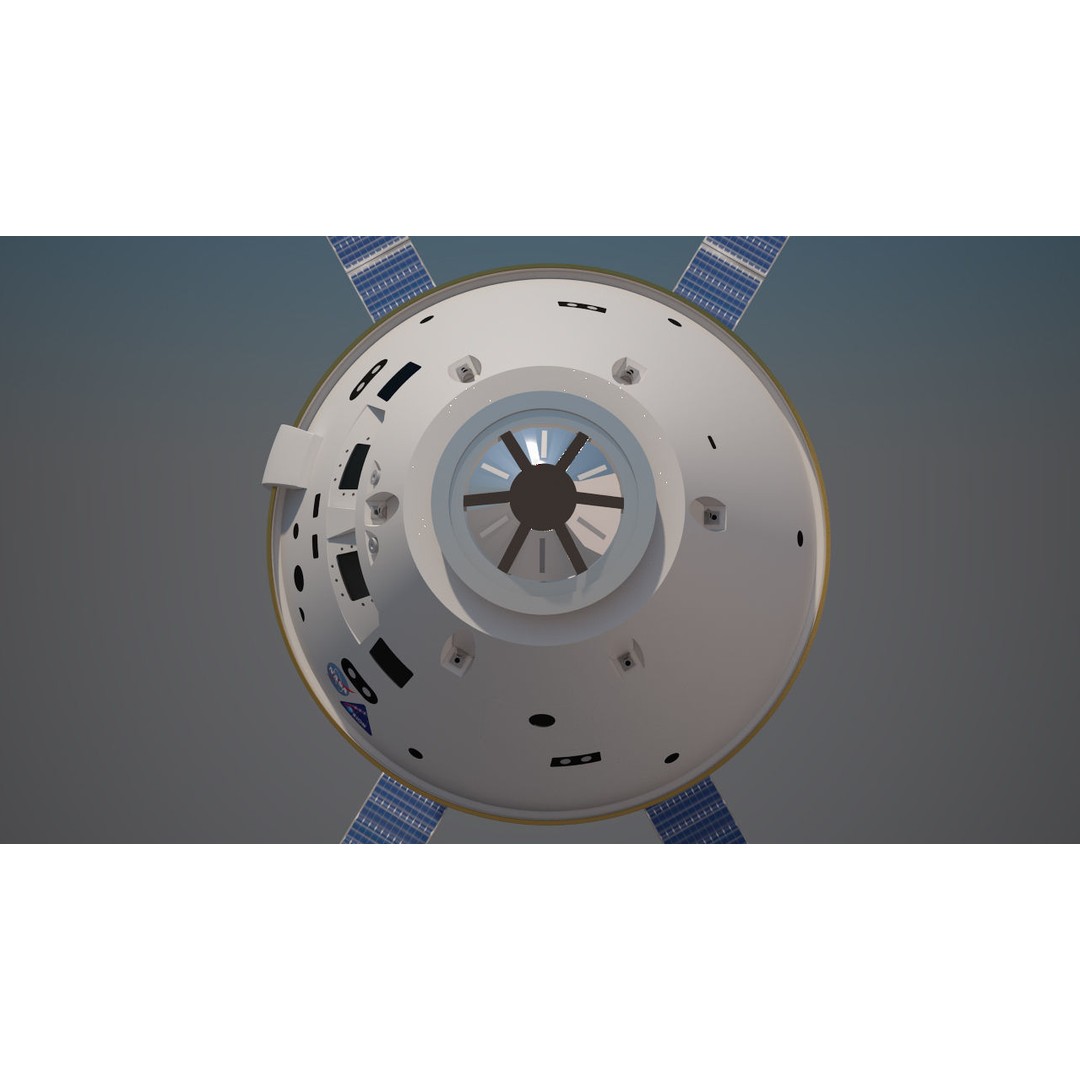 NASA Orion Spacecraft 3D Model – PBR Textured, Game-Ready Formats - View 4