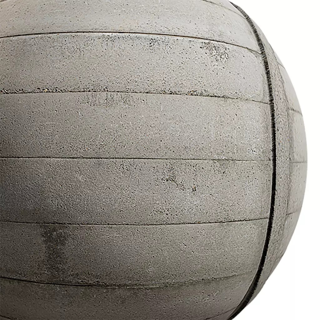 Concrete Seamless Texture 3D Model – PBR 2K Textures, EXR & JPG Formats - View 2