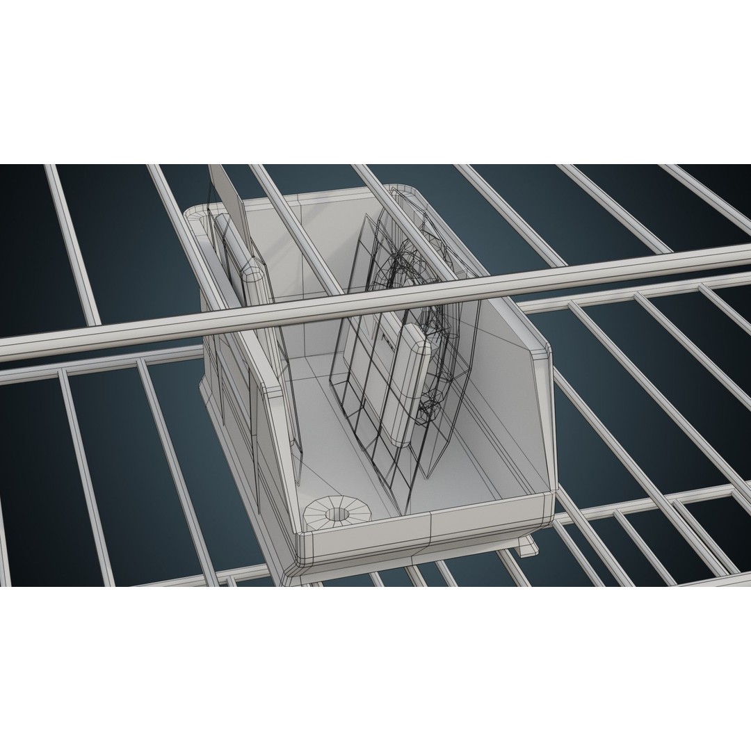 Medical Shelf 3D Model – Low Poly Game Asset, FBX, PBR Textures - View 13